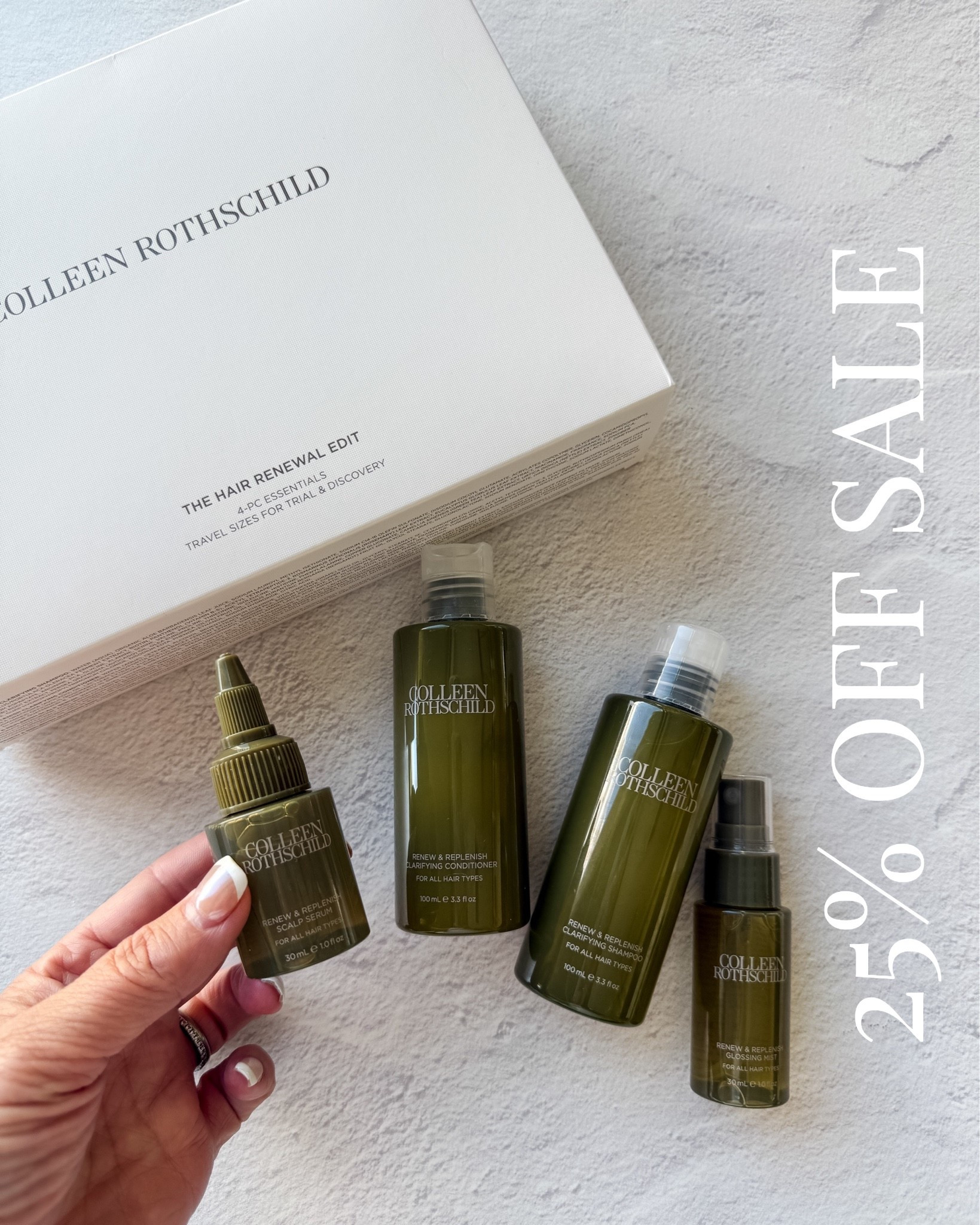 Colleen Rothschild Hair Renewal Edit 25% off

#LTKOver40 #LTKBeauty #LTKTravel
