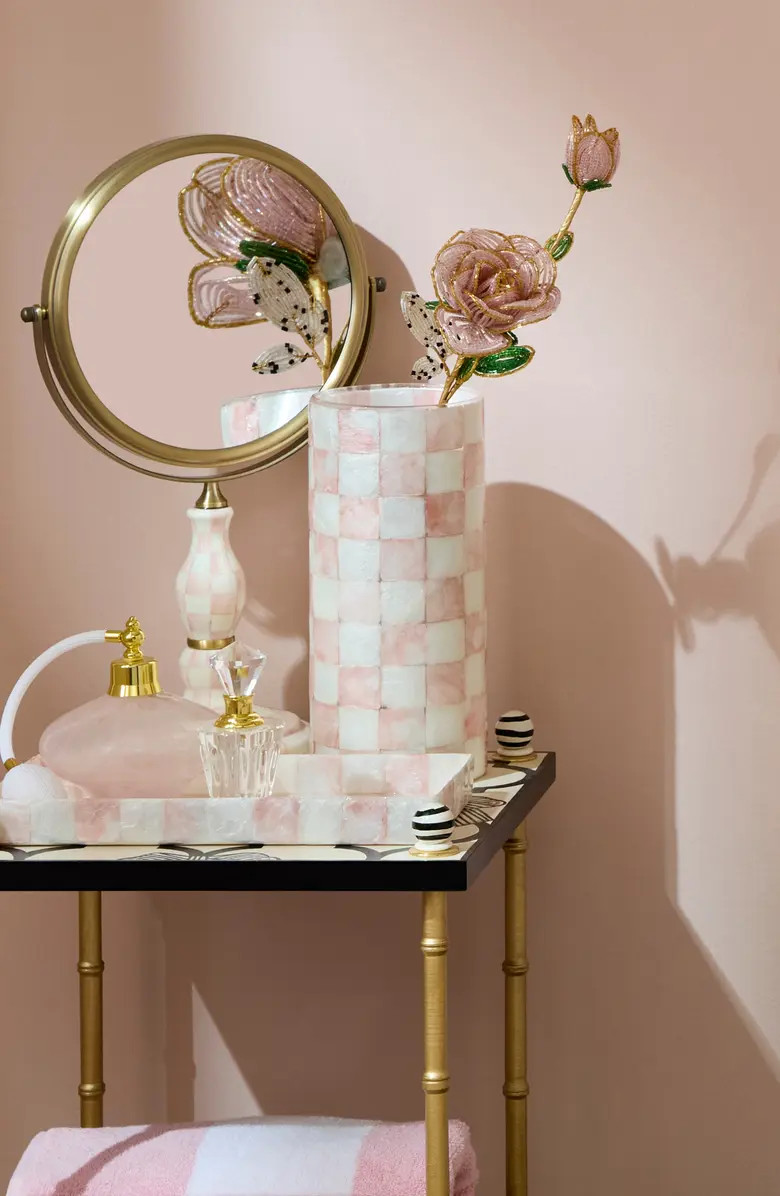 Rosy Check® Capiz Small Vase | Nordstrom