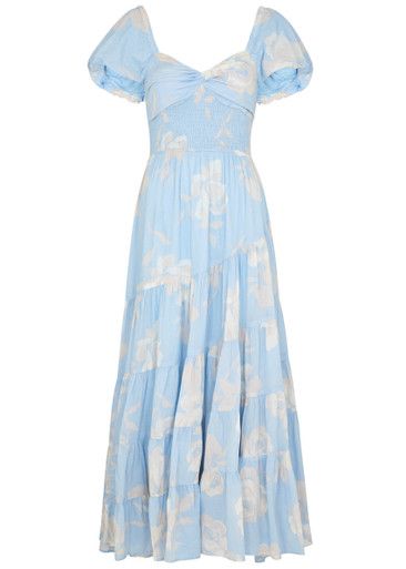 Sundrenched printed cotton maxi dress | Harvey Nichols