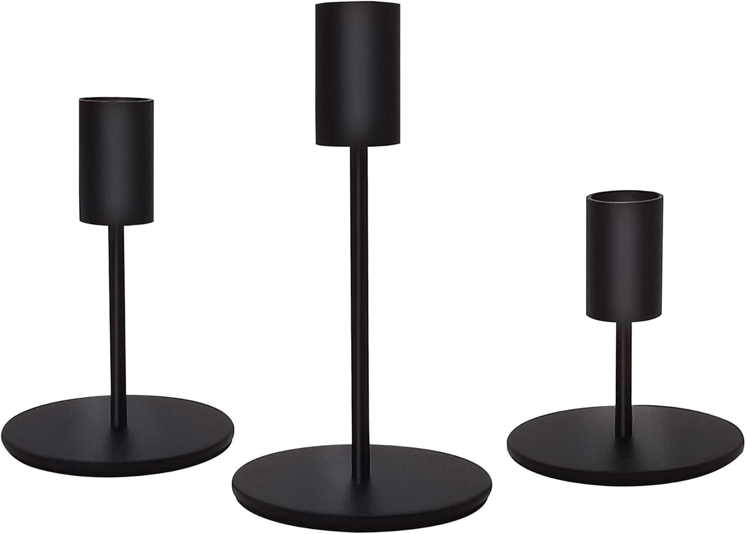 FLARDOR Candle Holders,Black Candle Stick Candle Holders,Christmas Candle Holder,Candle Holder Se... | Amazon (US)