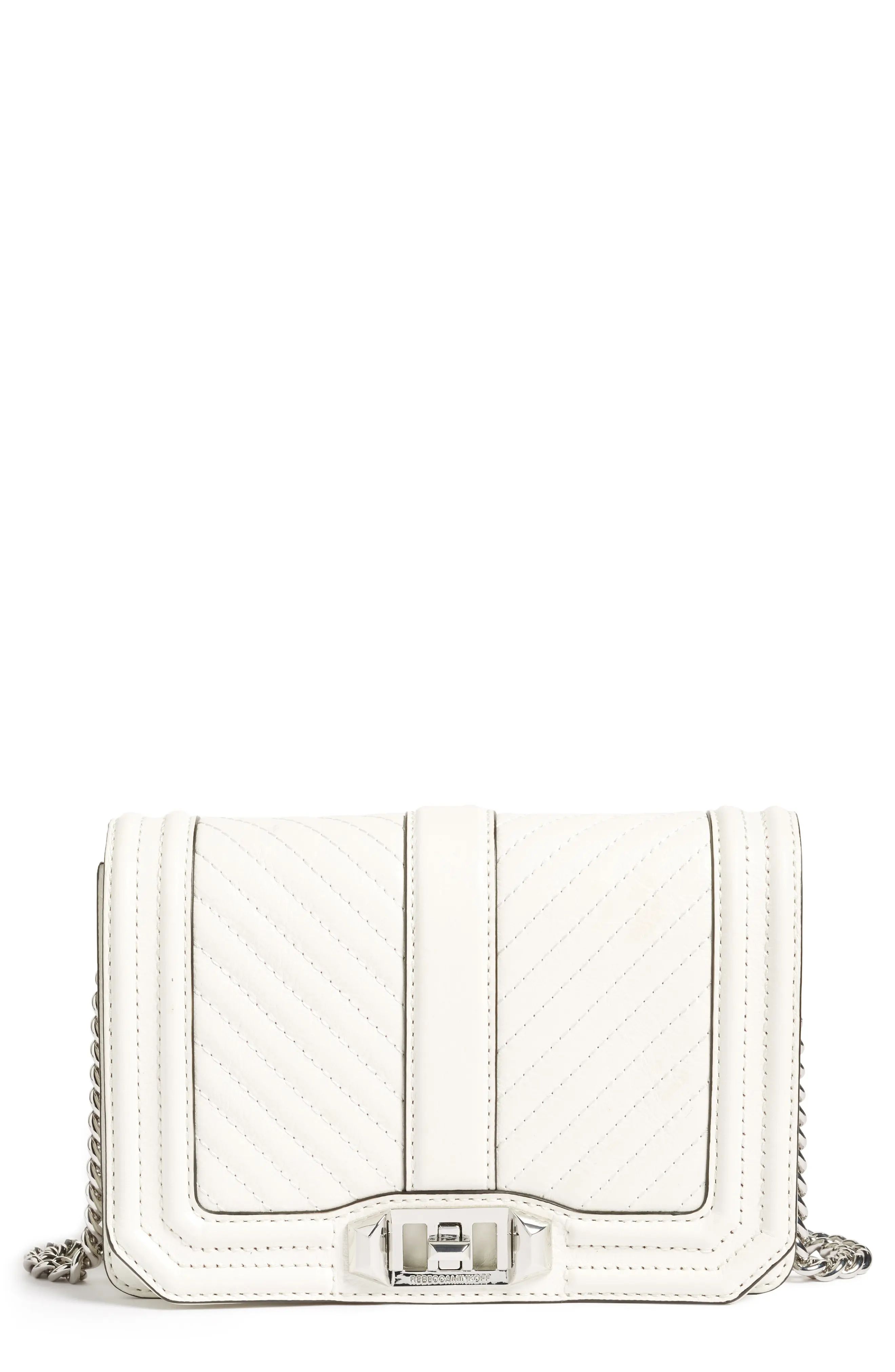 Small Love Chevron Quilted Leather Crossbody Bag | Nordstrom