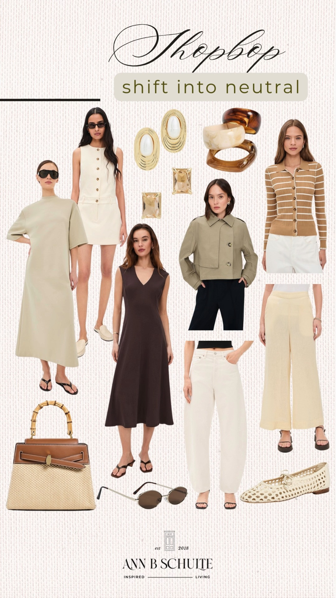 Shift into neutral with effortless layers and creamy tones from Shopbop’s newest edit. Cozy, cool, and totally timeless vibes ahead! 🤍☕👜
#Shopbop #ShopbopStyle #NeutralOutfits #WinterStyle #EffortlessChic #WardrobeGoals #OOTDInspo #ShopbopFinds #StyleEdit #LTKStyle 

 #LTKootd