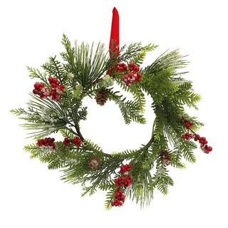 12" Mini Icy Cedar Wreath by Ashland® | Michaels Stores