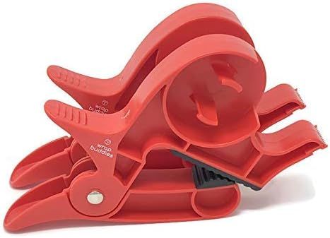Wrap Buddies Tabletop Gift Wrapping Tool - Two Clamp Solution w/Integrated Tape Dispenser To Secure  | Amazon (US)