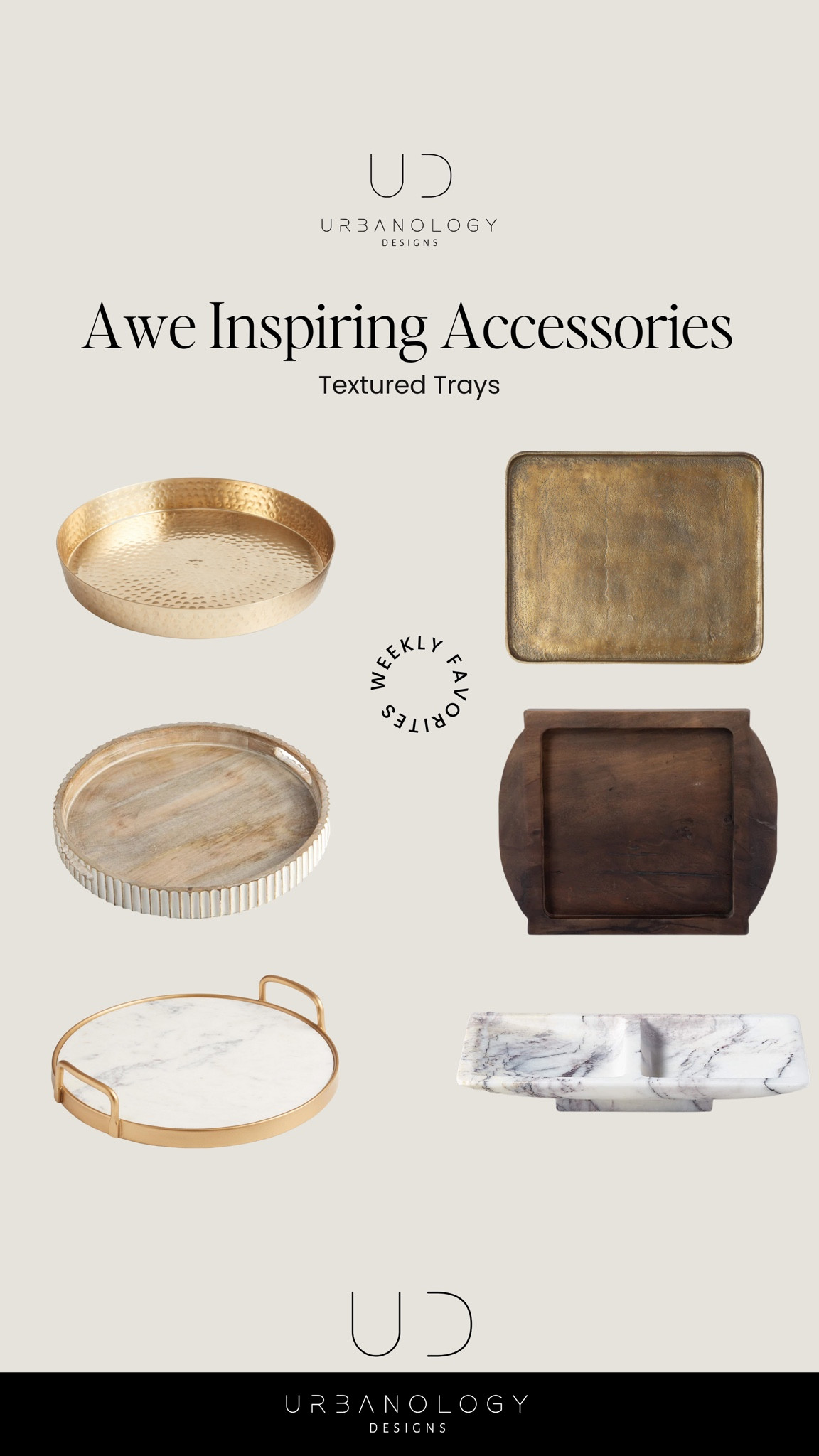 Color, texture, shine! This assortment of hand-picked trays are perfect to host your unique accessories! 

Wooden beads, seasonal florals, a stack of well loved novels, baubles or bling. . . showcase your singular style! 

#LTKhome #LTKstyletip #LTKFind