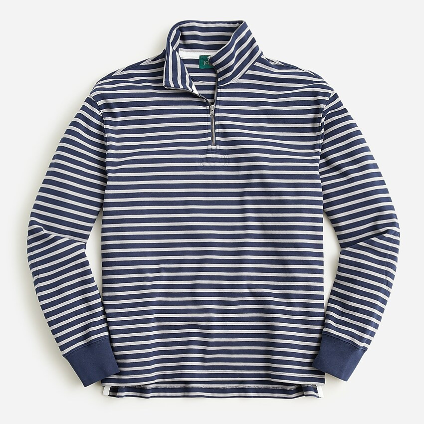 Half-zip rugby shirt in stripe | J. Crew US