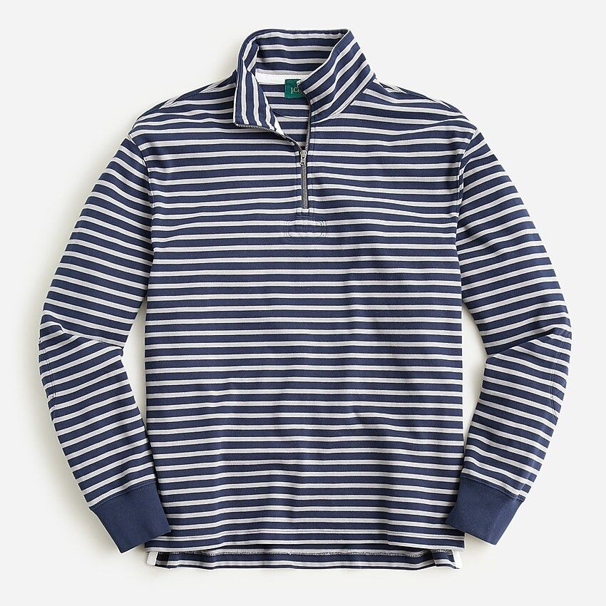 Half-zip rugby shirt in stripe | J.Crew US