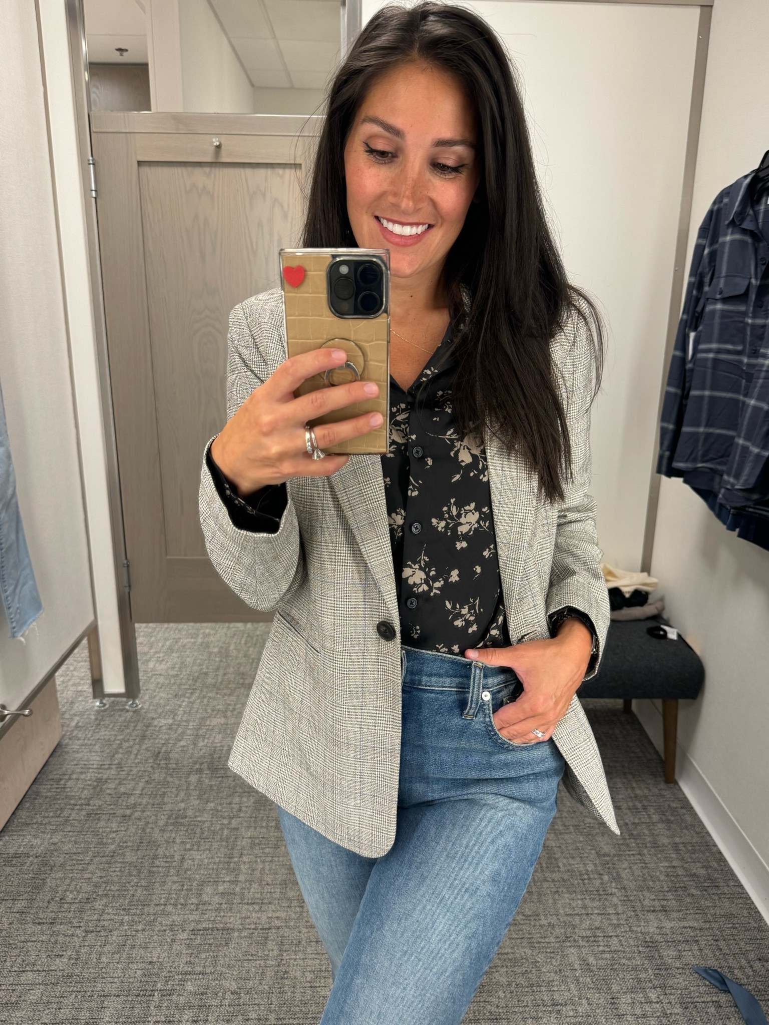 Nordstrom anniversary sale complete look! 
S blazer and top, 26 jeans
#fallinspired #falllook #ootd #elevatedlook

#LTKFindsUnder100 #LTKSaleAlert #LTKxNSale