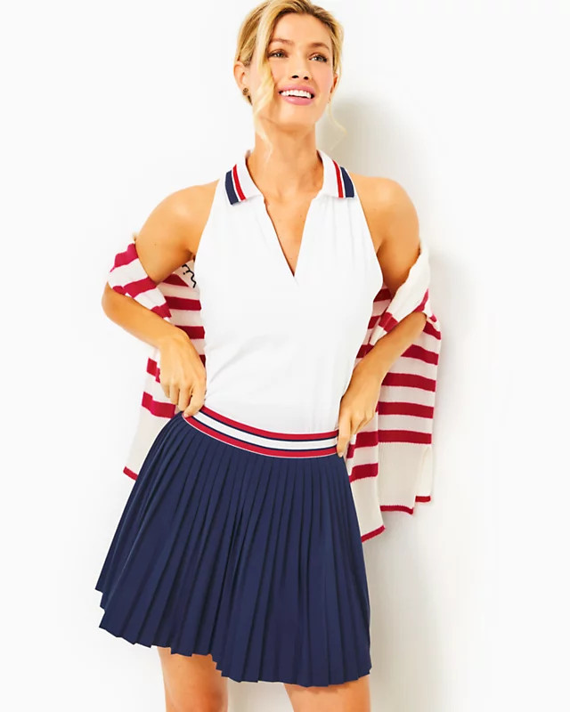 UPF 50+ Luxletic Makara Pleated Skort | Lilly Pulitzer