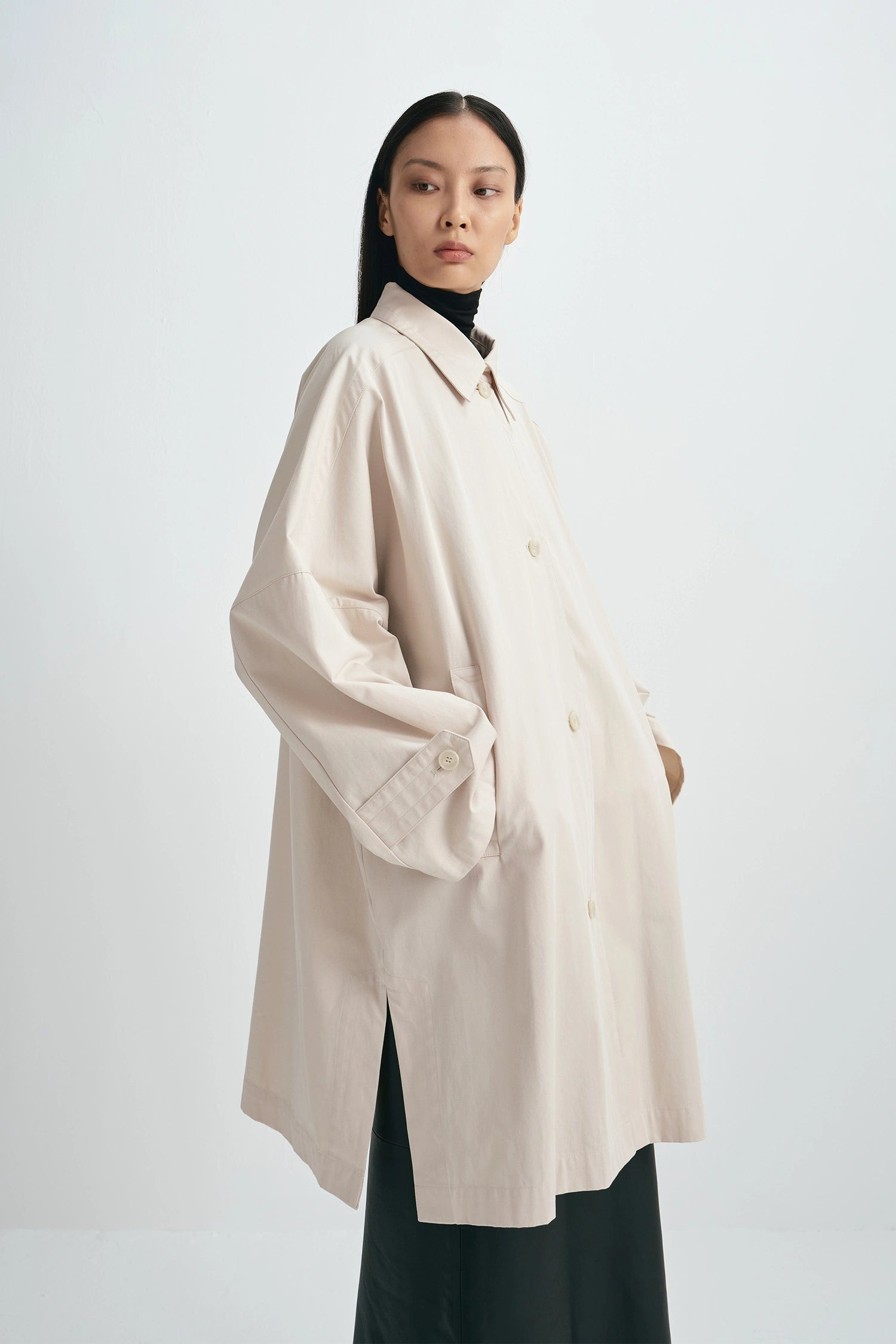 Provenance Oversized Jacket in Stone | Rue Sophie | Rue Sophie