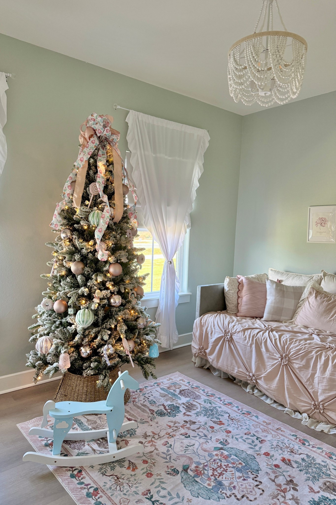 Charlotte’s first Christmas tree.

#LTKHome #LTKHoliday #LTKBaby