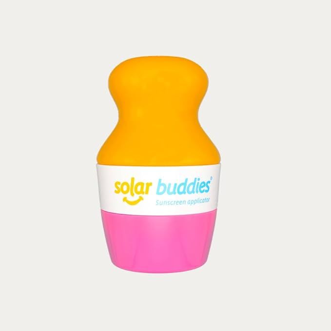 Solar Buddies Sunscreen Applicator - Single Pink - BPA-Free Refillable Roll on Sponge Sunscreen, ... | Amazon (US)