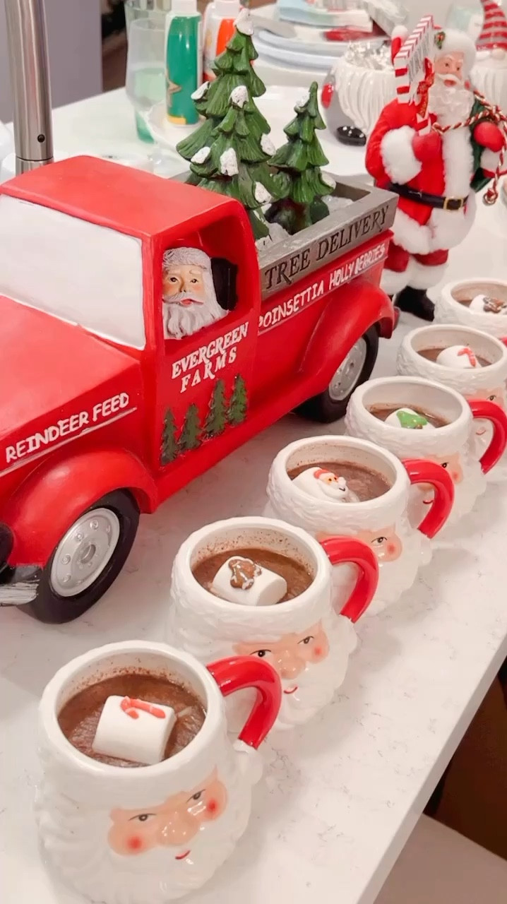Bring all the Christmas cheer with these Santa hot cocoa mugs and marshmallows for a fun cozy night🎄❤️
Christmas Cocoa Bar, Christmas kids party, Home for the holidays🎄

#LTKSeasonal #LTKHoliday #LTKSaleAlert