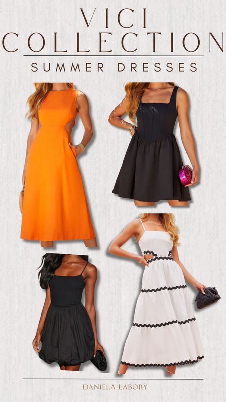 VICI Collection - Summer Dresses
 So excited to get these dresses!

Summertime, vacation, beach vacation, resort, girls trip, family trip, mini dress, midi dress, maxi dress, black&white dress, orange dress, little black dresss

#LTKStyleTip #LTKParties #LTKFindsUnder100