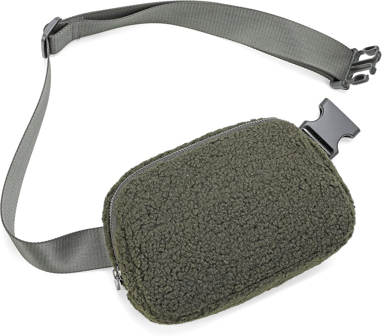 Fleece Belt Bag, Sherpa Crossbody Bag Fanny Pack for Women Fashionable Everywhere Waist Bum Bag P... | Amazon (US)