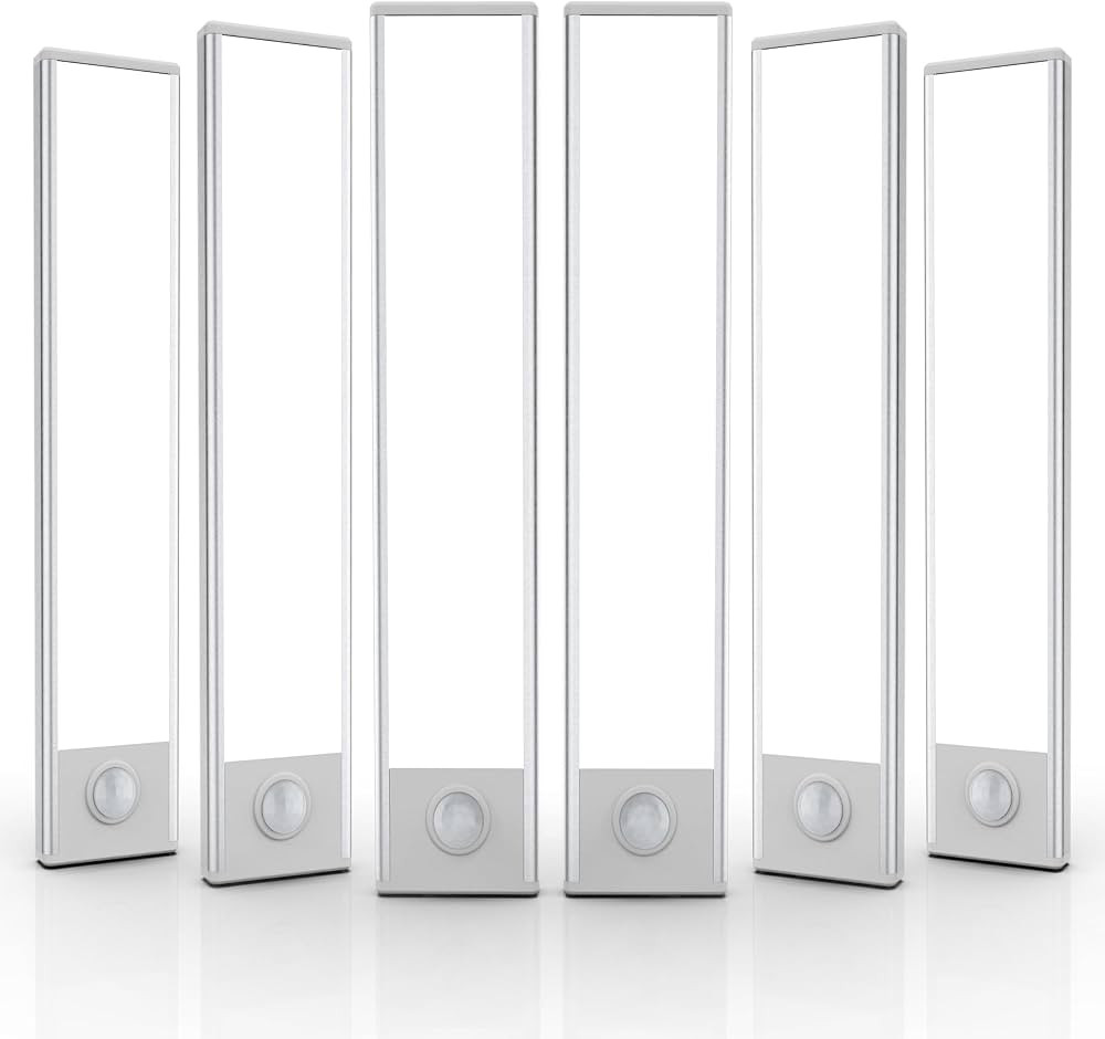 Under Cabinet Lighting, 6 Pack Motion Sensor Light Indoor, Wireless USB Rechargeable Magnetic Clo... | Amazon (US)