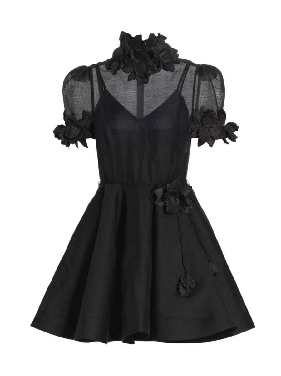 Luminosity Lift Off Floral Minidress | Saks Fifth Avenue