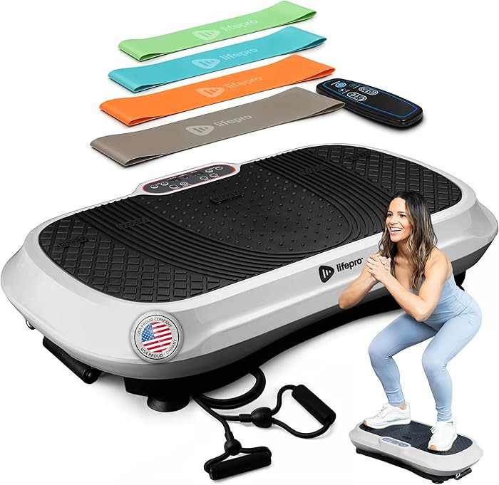 Lifepro Waver Vibration Plate Exercise Machine for Lymphatic Drainage, Muscle Activation, Full-Bo... | Amazon (US)