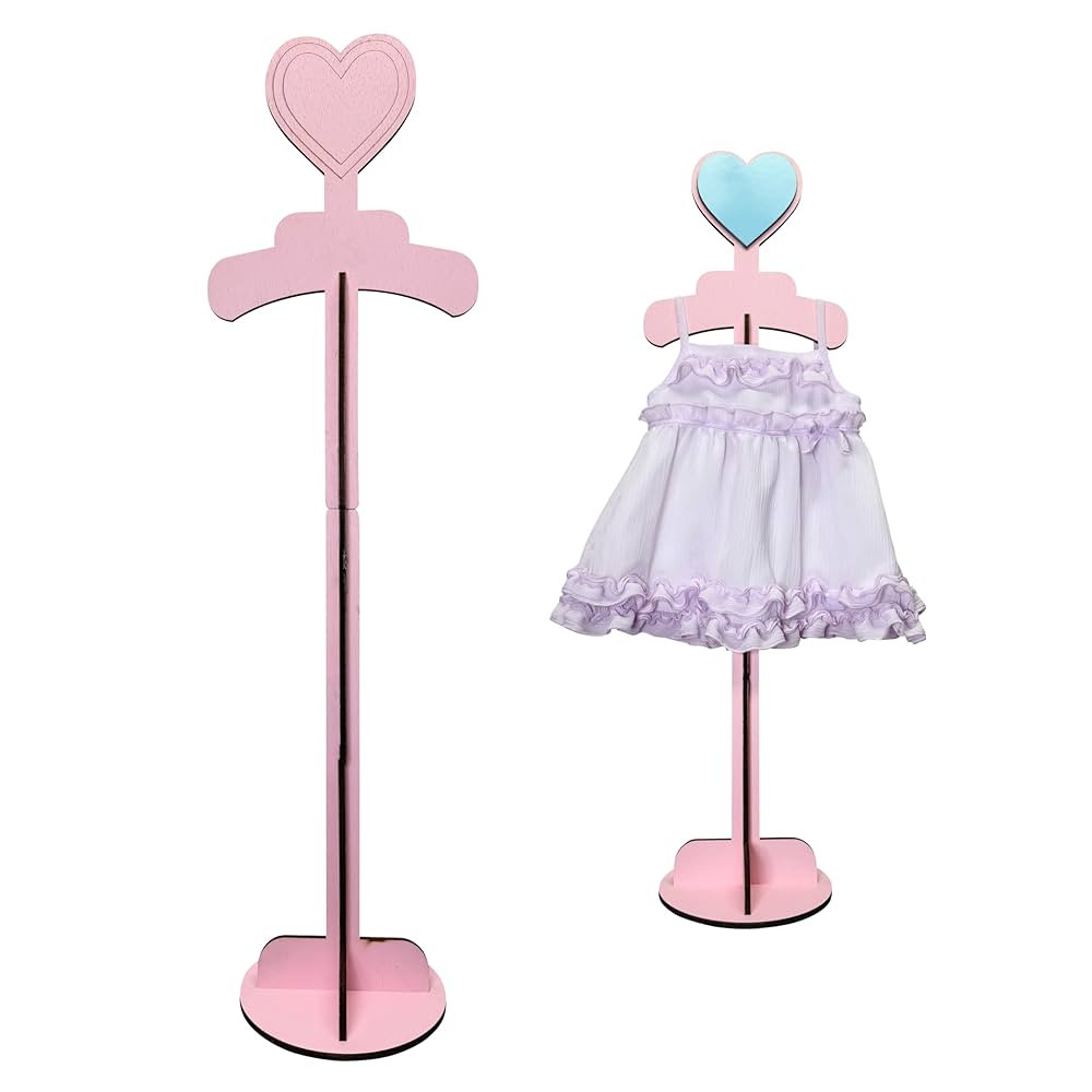 Lumber Reveal USA Baby Clothes Display Stand Personalized Baby Shower Centerpiece or Baby Doll Di... | Amazon (US)