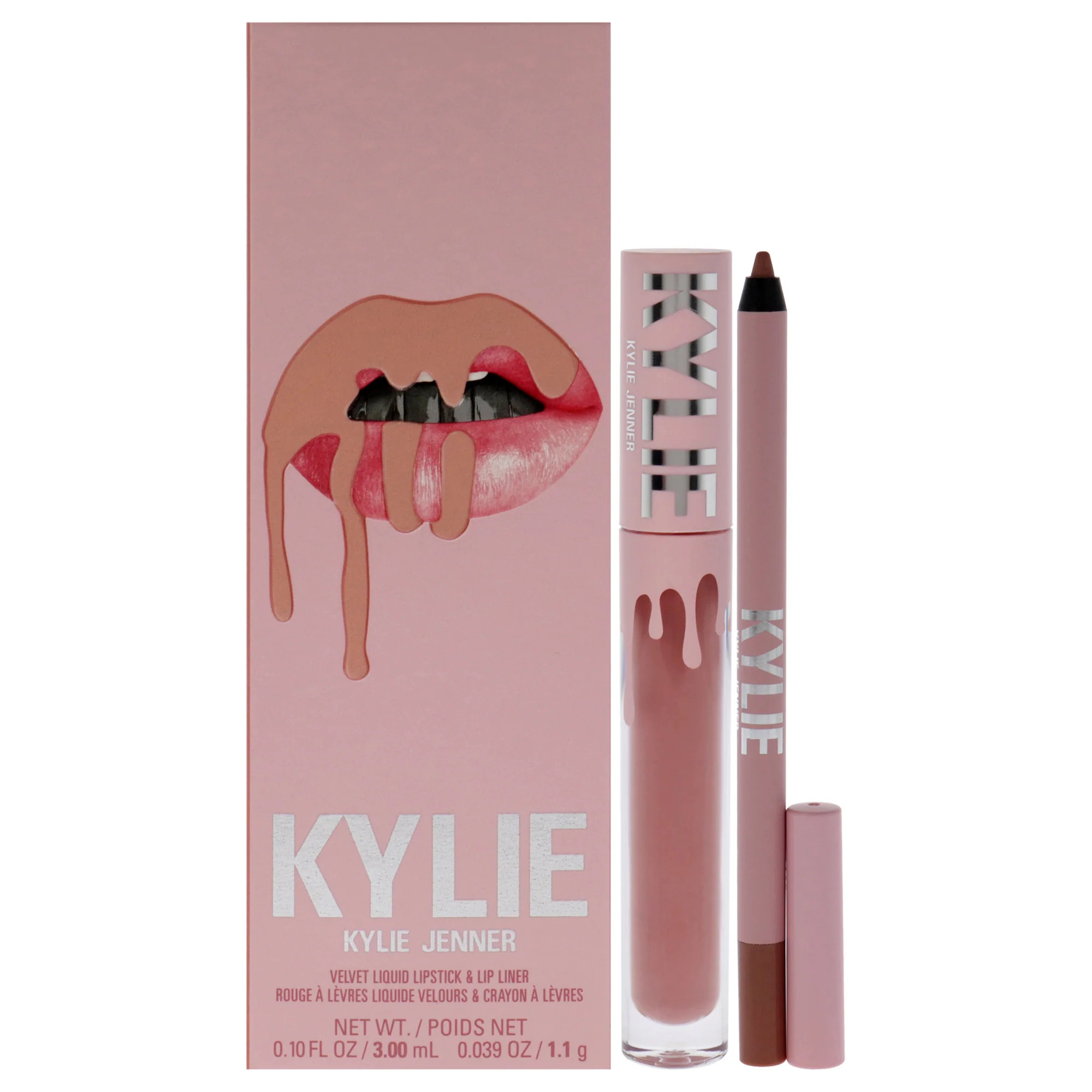 Velvet Lip Kit - 700 Bare by Kylie Cosmetics for Women - 2 Pc 0.10oz Velvet Liquid Lipstick, 0.03oz Lip Liner | Shop Simon