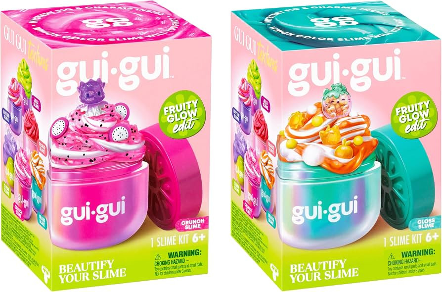 GUI GUI Fruity Glow Slime Kit, Cloud & Butter Scented Slimes | Amazon (UK)