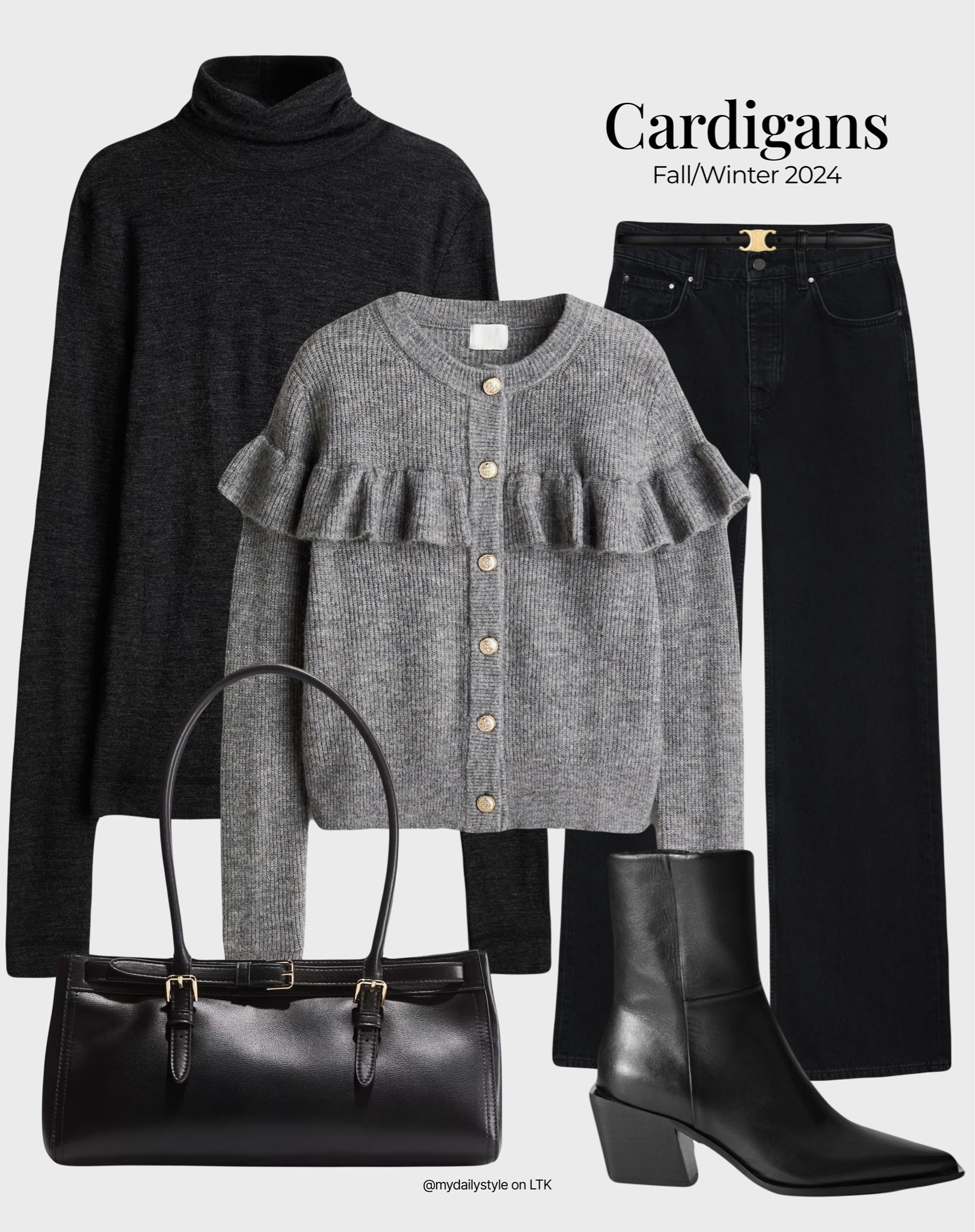 Styling grey knit cardigan in transitional fall looks 🖤

Check out more styling ideas in my profile. 

Tags: knit cardigan, mohair cardigan, fall style, pre-fall, autumn style, fall outfit, autumn outfit, fall fashion, autumn fashion, easy styling, simple everyday look, chic & basic outfit, Parisian look, casual outfit, capsule wardrobe, office look, brunch style, high street. 