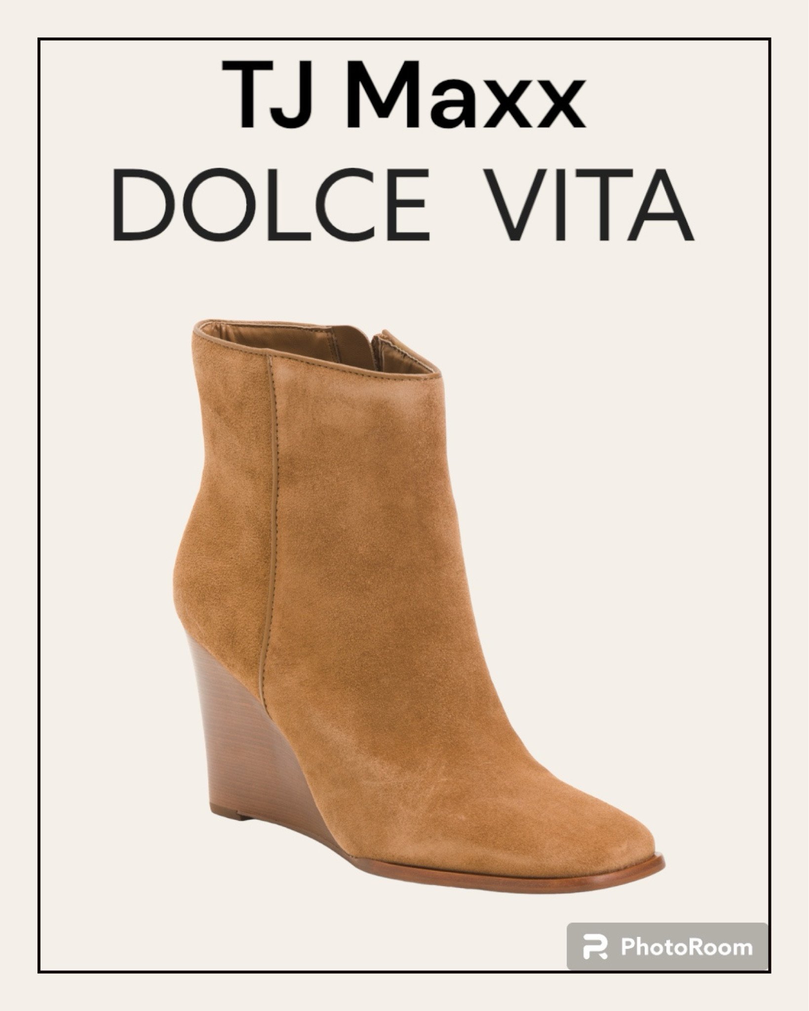 TJmaxx Dolce Vita wedge boot. 

#wedgeboot
#tjmaxxfall
#boots

#LTKSeasonal #LTKshoecrush #LTKfindsunder50