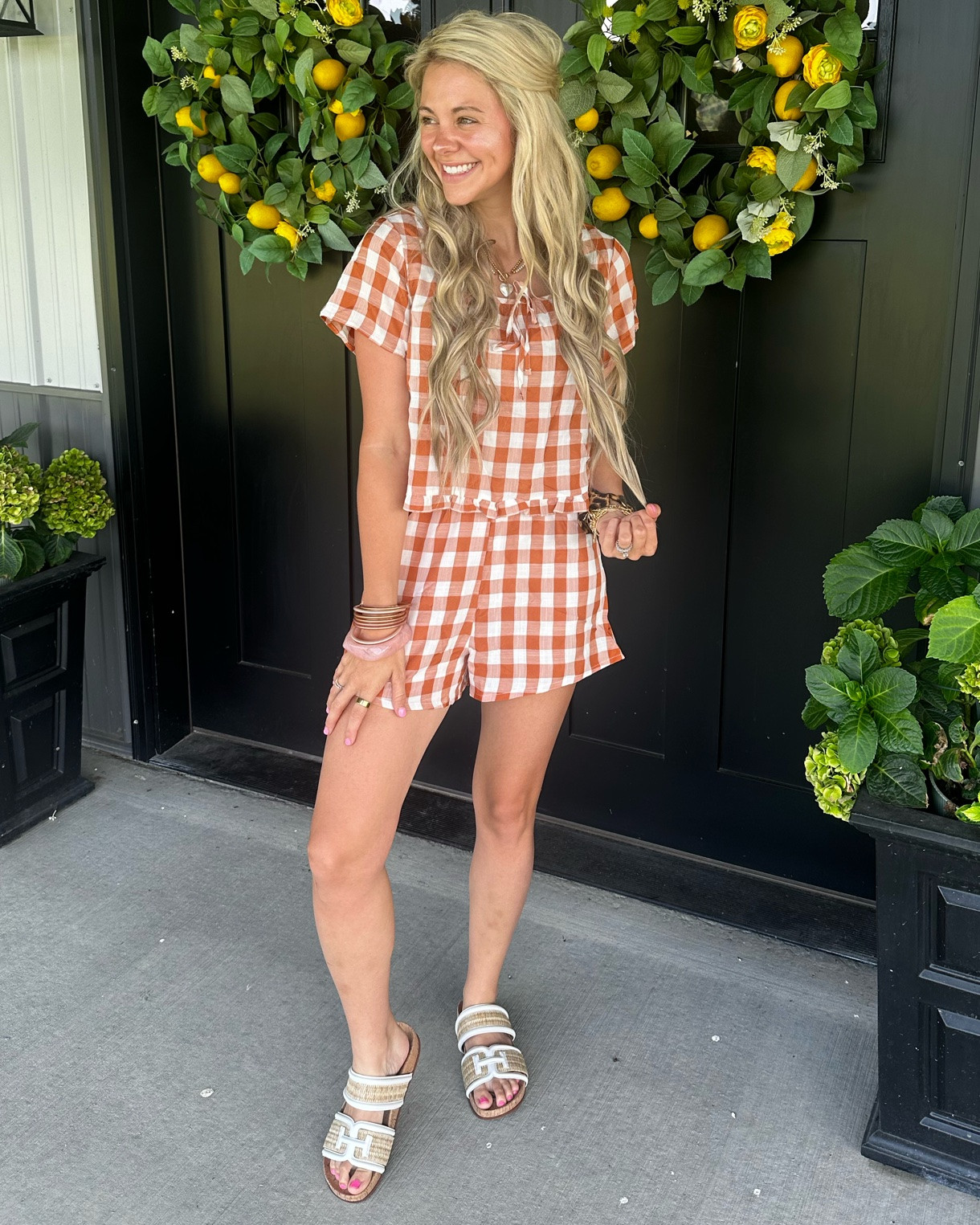 A cute summer & fall transition outfit! 🧡🧶

#LTKootd #LTKmomlife #LTKSaleAlert