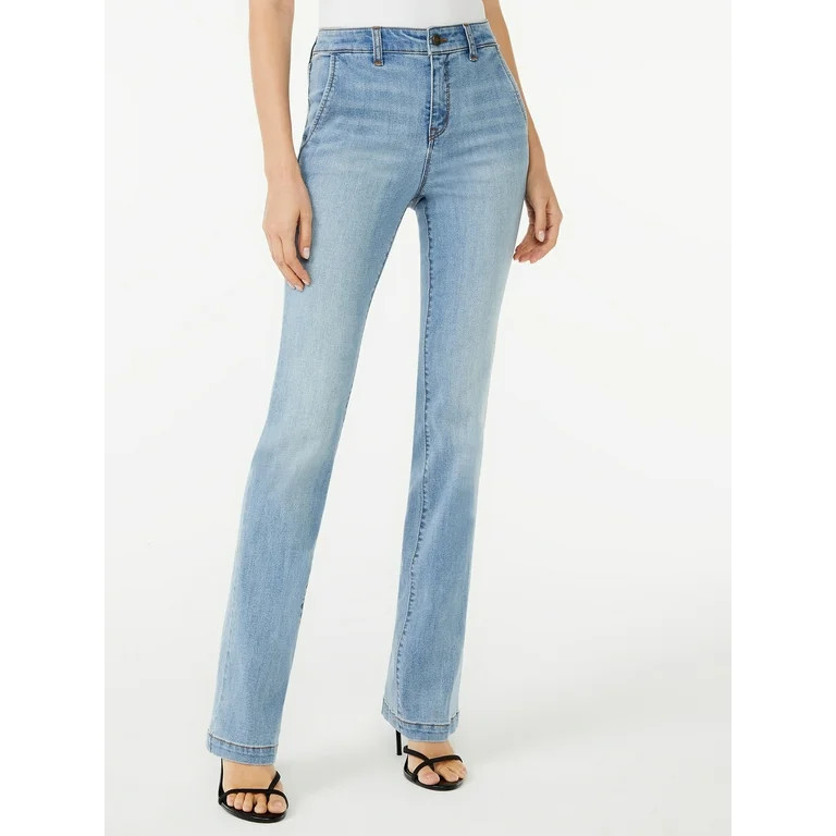 Scoop Women's Memphis Slim Fit Trouser Jeans | Walmart (US)