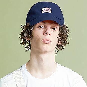 USA Flag & Embroidery Premium 100% Cotton Low Profile Adjustable Baseball Dad Cap | Amazon (US)