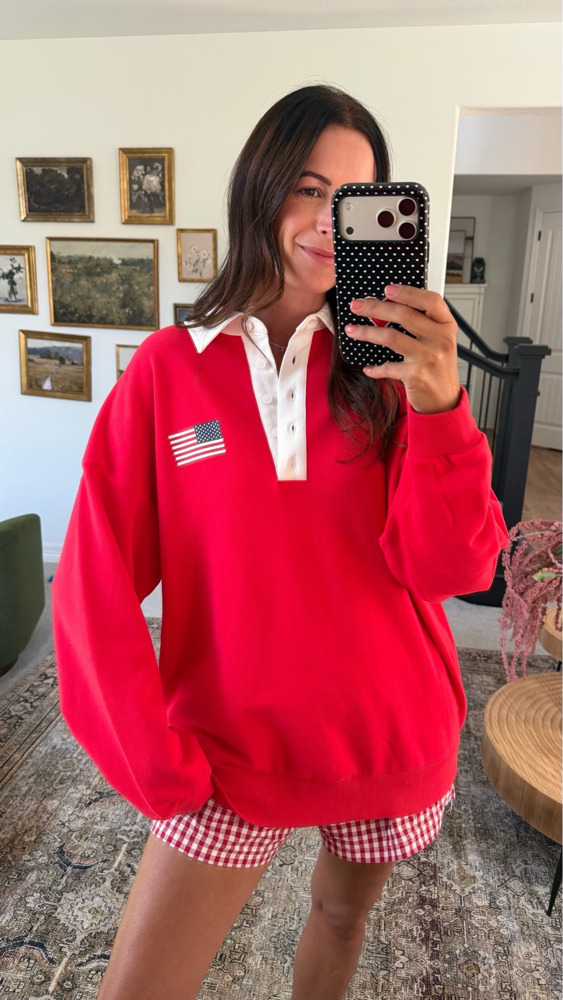 This polo sweatshirt is so perfect for the 4th of July since it still gets cool here at night!

#LTKootd #LTKSeasonal #LTKgrwm