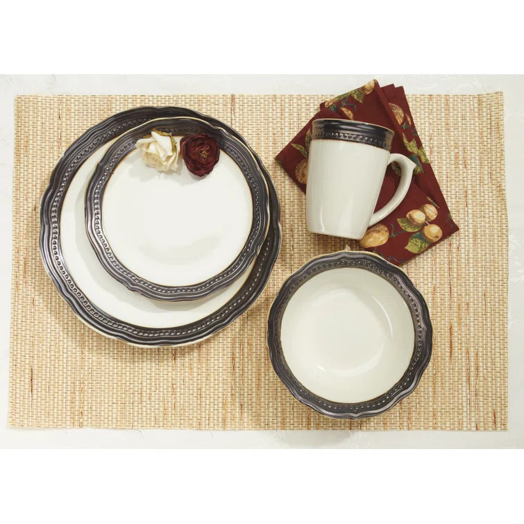 Cuisinart Jenna 16 Piece Dinnerware Set, Service for 4 | Wayfair North America