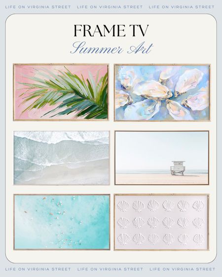 Loving all of these summer Frame TV art finds. Includes palm tree art, oyster art, ocean art, beach art, seashell art and more!
.
#ltkfindsunder50 #ltkhome #ltkseasonal #ltkfindsunder100 #ltkstyletip #ltksalealert coastal art, TV art, beach art#LTKfindsunder50 #LTKhome

#LTKHome #LTKSaleAlert #LTKSeasonal