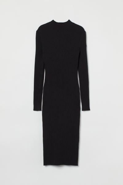 Geripptes Strickkleid | H&M (DE, AT, CH, NL, FI)
