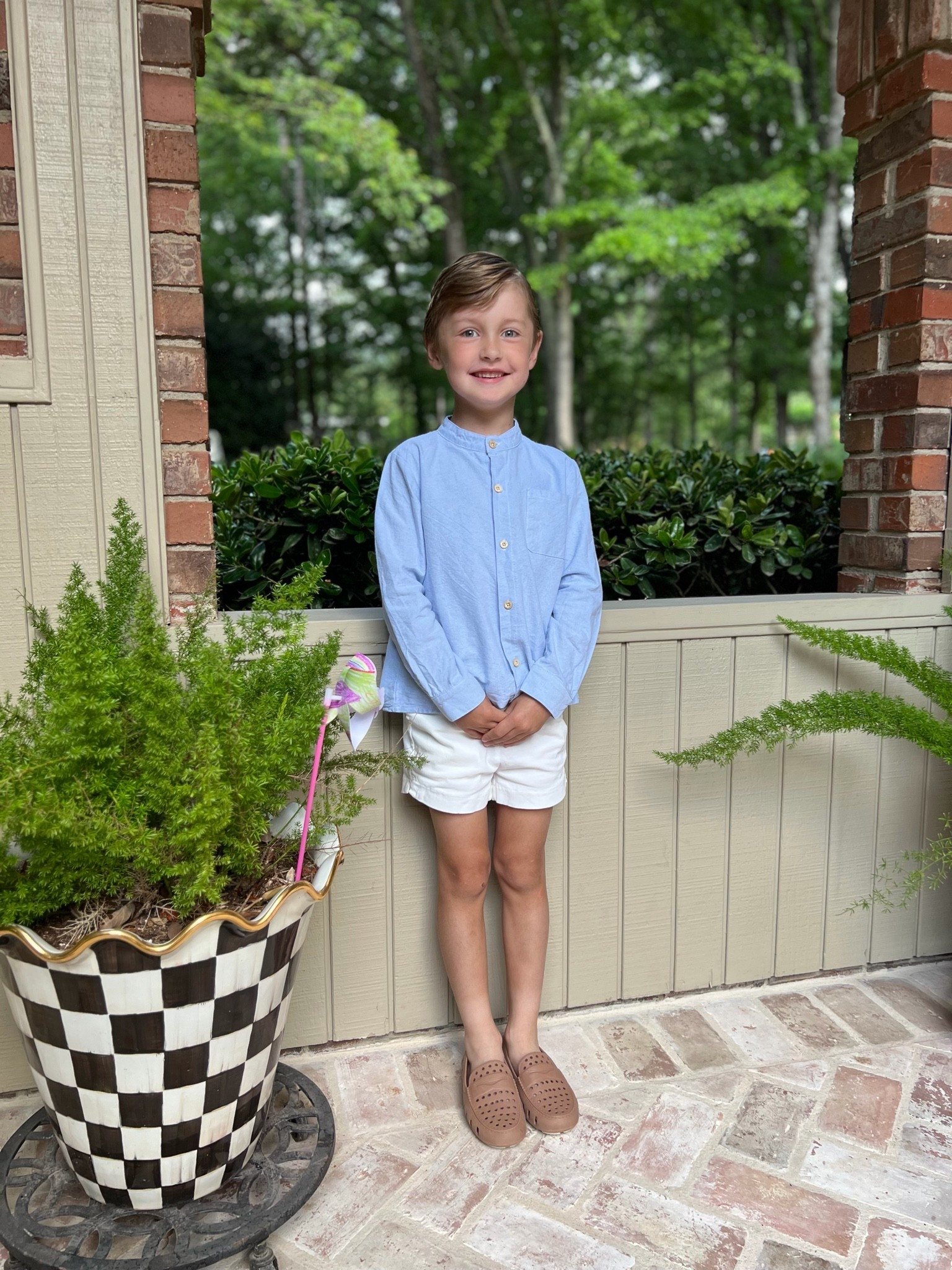 Hudson’s graduation outfit!

The shorts and shirt come in many colors -

#LTKKids