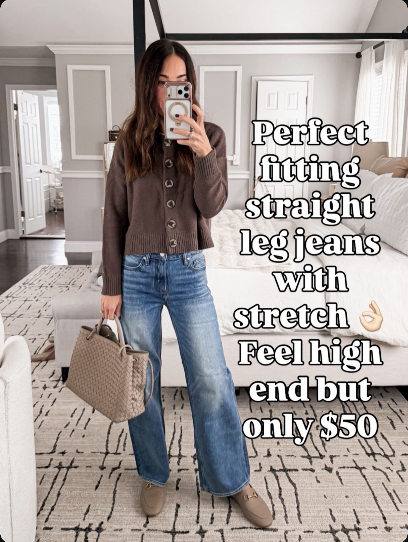 Perfect straight-leg jeans with stretch that feel way more expensive than $50 🙌 🔗⬇️

#LTKgrwm #LTKSeasonal #LTKstorytime