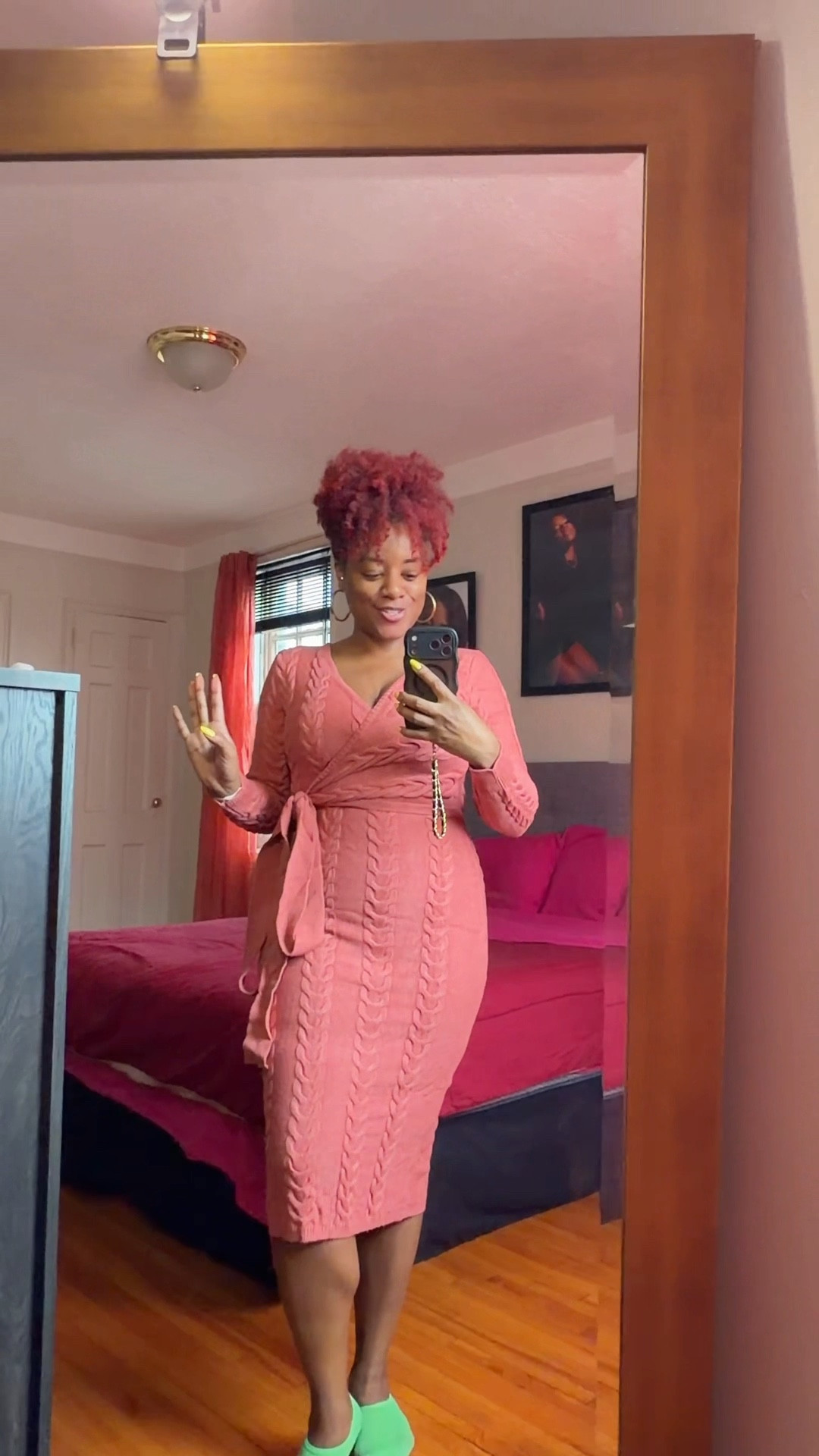 I absolutely LOVE this sweater dress. It’s super comfy and cute. The material is also soft and not see through at all. Really well made. I’m 5’4 and got this in a M  Can’t wait to wear it out! 

#LTKootd #LTKSeasonal #LTKFindsUnder50