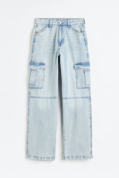 90s Baggy High Cargo Jeans | H&M (DE, AT, CH, DK, NL, NO, FI)
