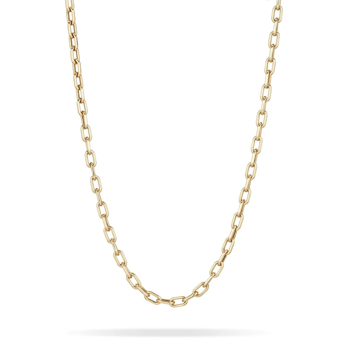 4mm Italian Chain Link Necklace | Adina Reyter