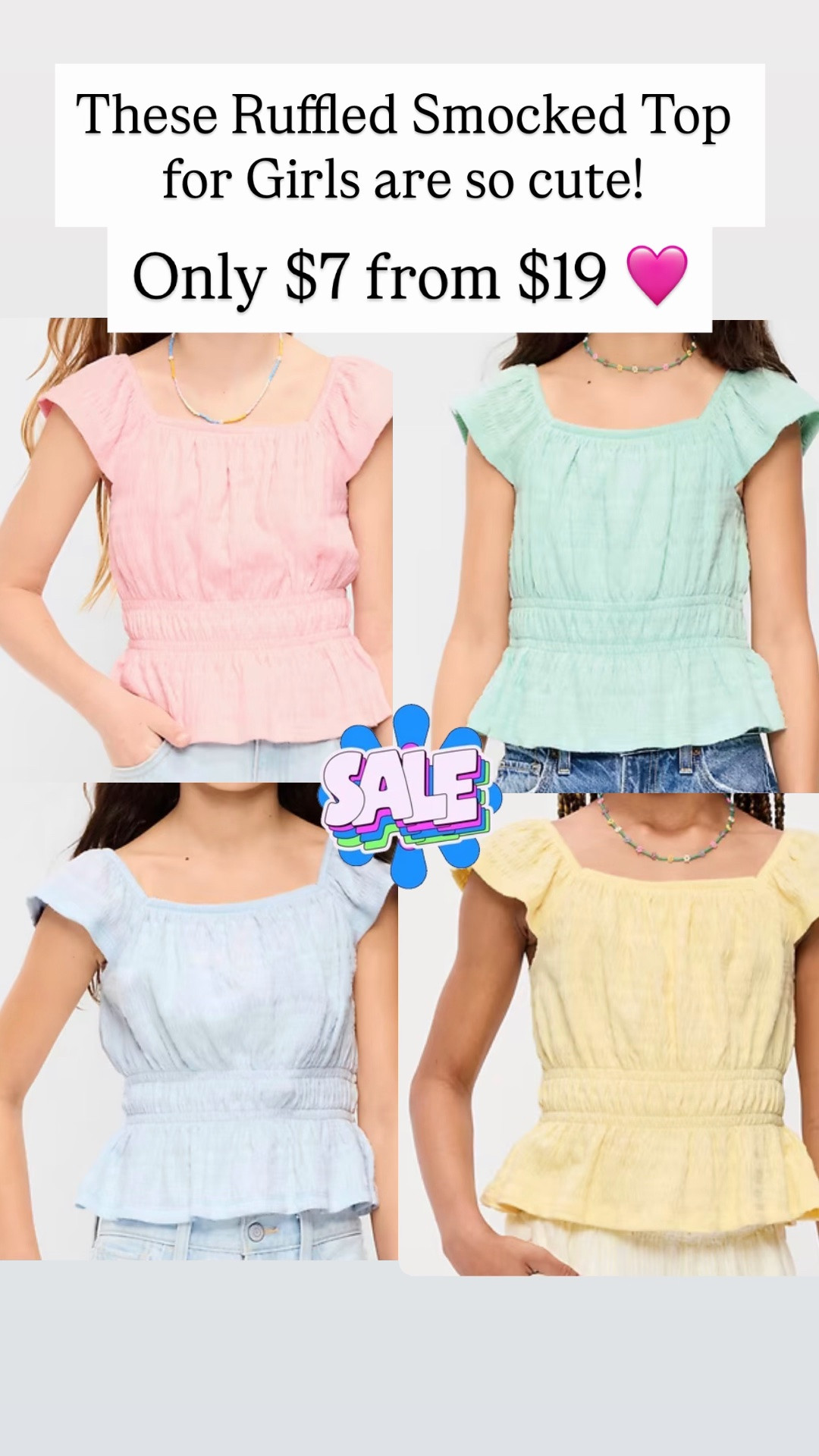 Ruffled Smocked Top for Girls are on sale!

#LTKKids #LTKSaleAlert