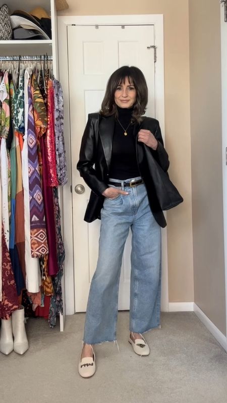 Super cute casual chic look.

The pants fit large. Size down!

Shoes are sustainable made from recycled water bottles! Super cute and comfortable! Fit true to size. Blazer runs small

#LTKstyletip #LTKsalealert #LTKover40