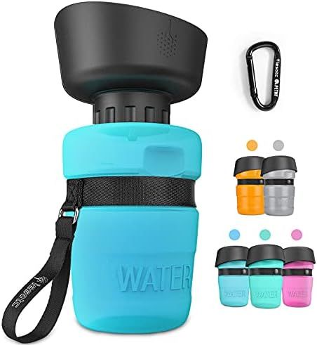 lesotc Pet Water Bottle for Dogs, Dog Water Bottle Foldable, Dog Travel Water Bottle, Dog Water D... | Amazon (US)