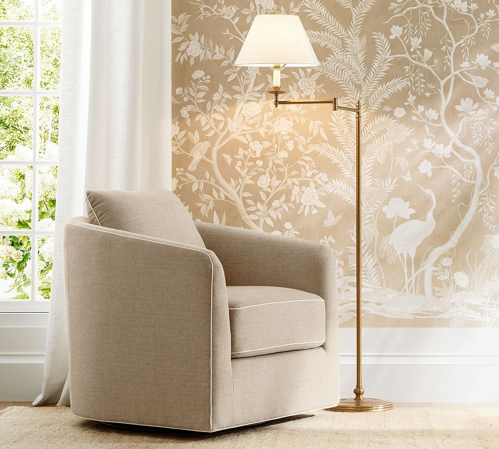 Hayden Metal Articulating Task Floor Lamp (58") | Pottery Barn (US)