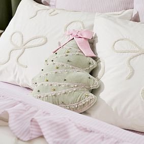 Christmas Tree Shaped Pillow | Pottery Barn Teen