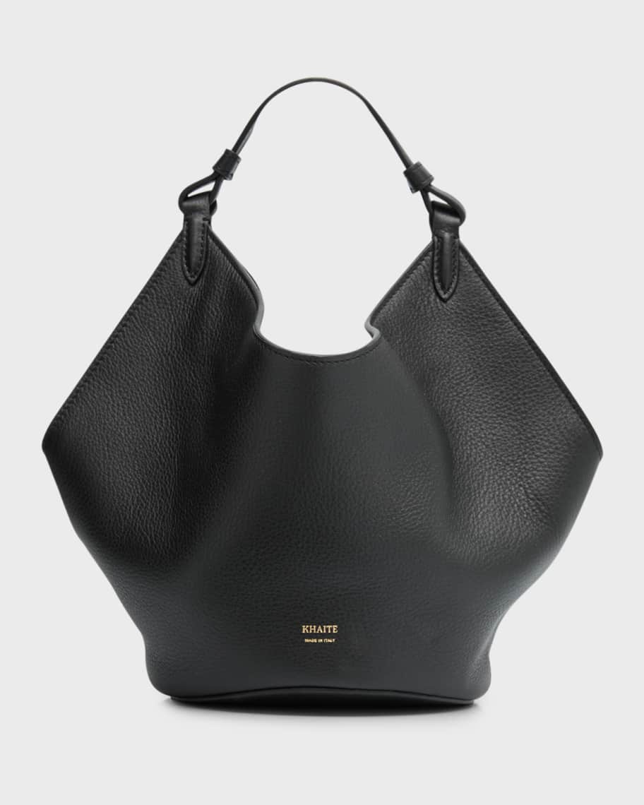 Khaite Lotus Mini Suede Shoulder Bag | Neiman Marcus