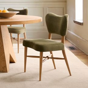 Pierce &amp; Ward Curved Back Dining Chair | West Elm (US)