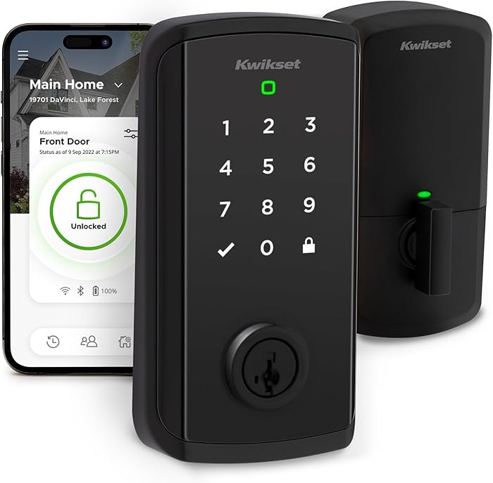 Kwikset Halo Select Smart Lock Keyless Entry Door Lock Wi-Fi and Matter Enabled Deadbolt No Hub N... | Amazon (US)