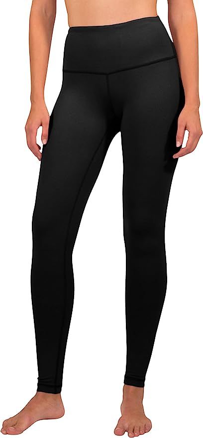 90 Degree By Reflex High Waist Power Flex Tummy Control Leggings | Amazon (US)