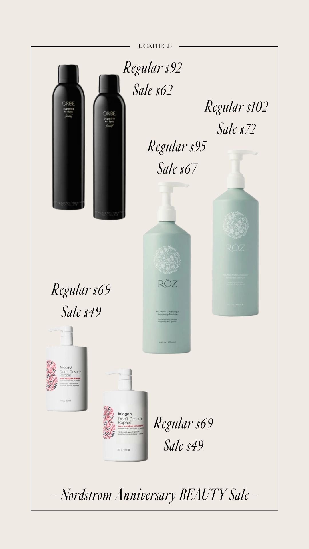 ✨ The beauty deals I wait for all year are finally here. From skincare and haircare favorites to makeup essentials and luxurious beauty sets, these are the products I actually use, love, and stock up on during the Nordstrom Anniversary Sale.

Whether you're refreshing your routine or trying something new, this is one of the best times to save on premium beauty brands that rarely go on sale. Trust me—these favorites won't stay in stock for long.

Tap to shop my top beauty picks before they're gone. 💄🤍 

 #LTKSaleAlert #NordstromAnniversarySale #BeautyFavorites #SkincareRoutine #HaircareEssentials #LTKBeauty #LTKOver40 #LTKSaleAlert #LTKBeauty