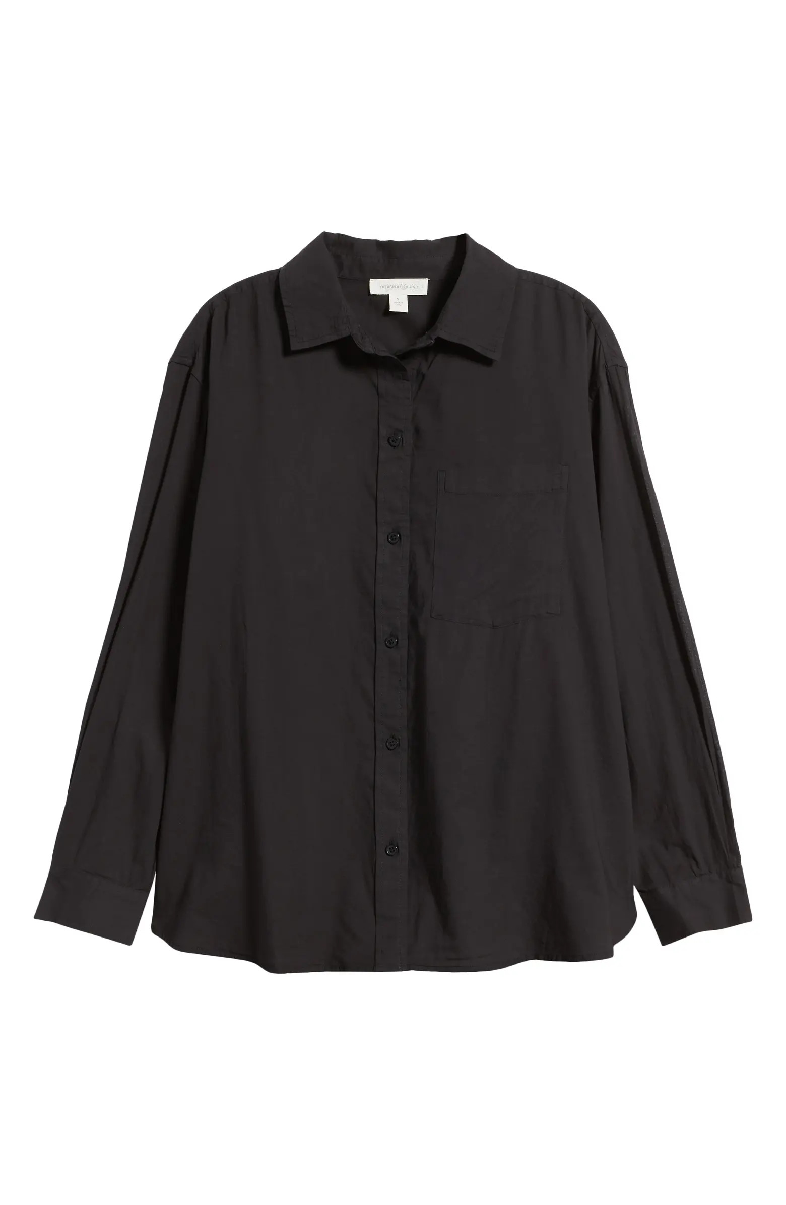 Treasure & Bond Cotton Voile Button-Up Shirt | Nordstrom | Nordstrom